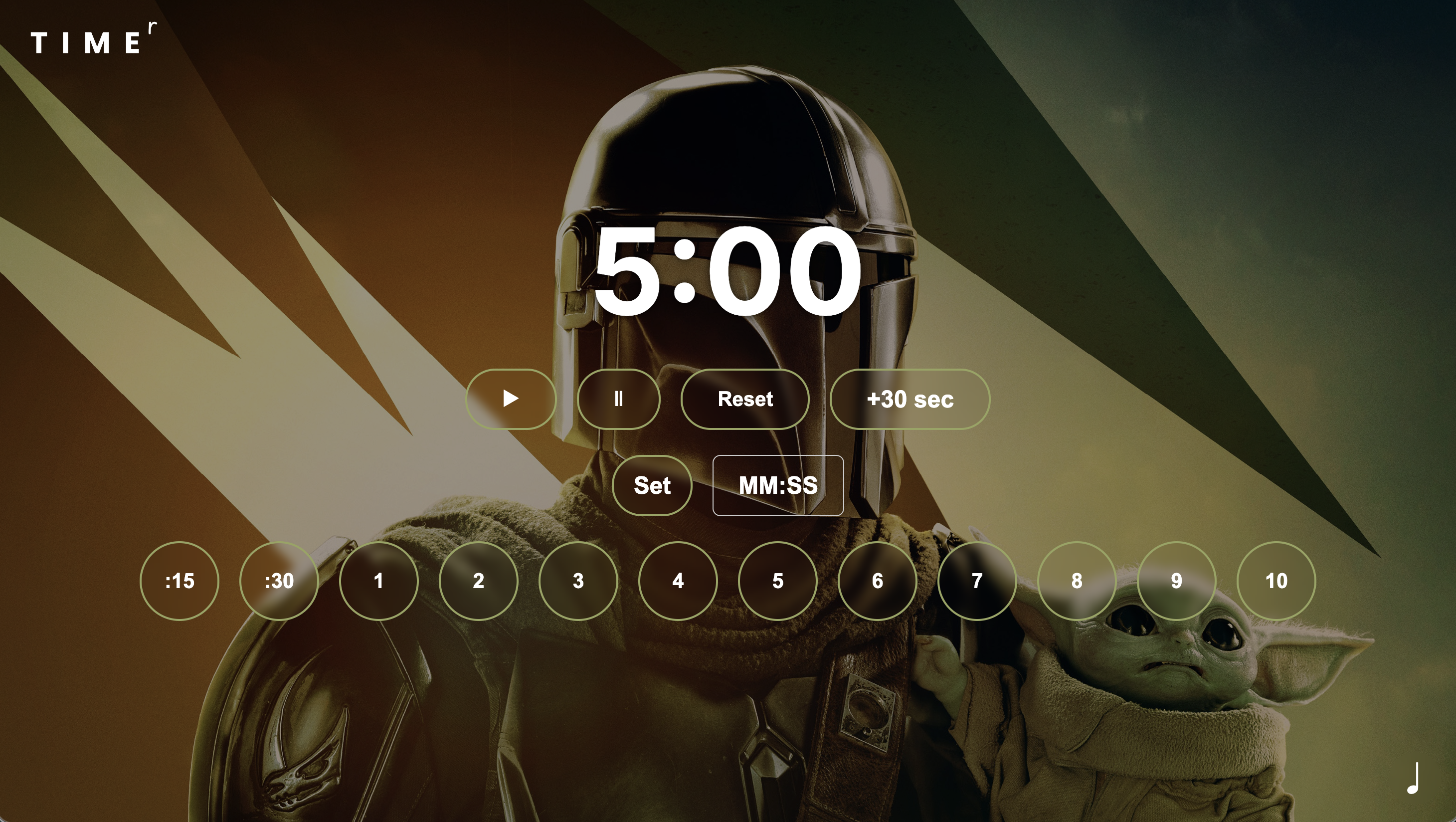 Mandalorian Timer