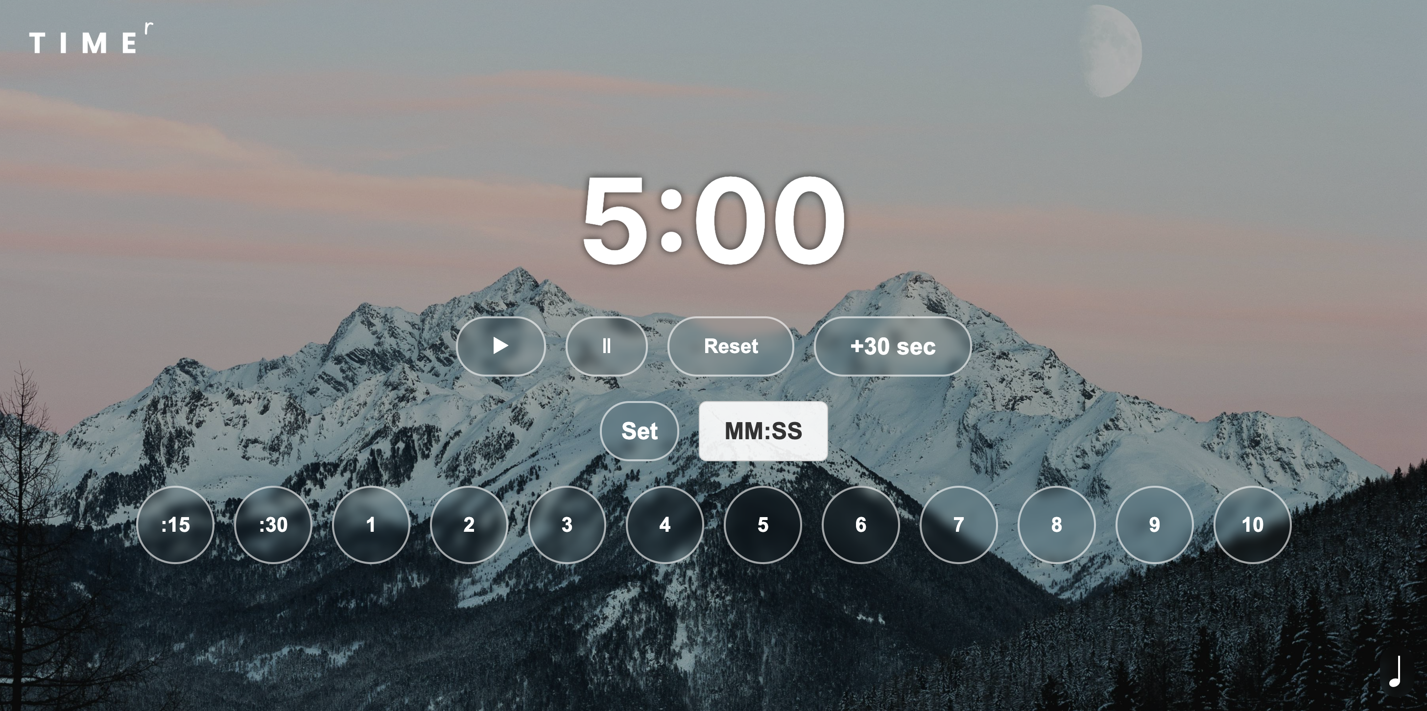 Mountain Timer