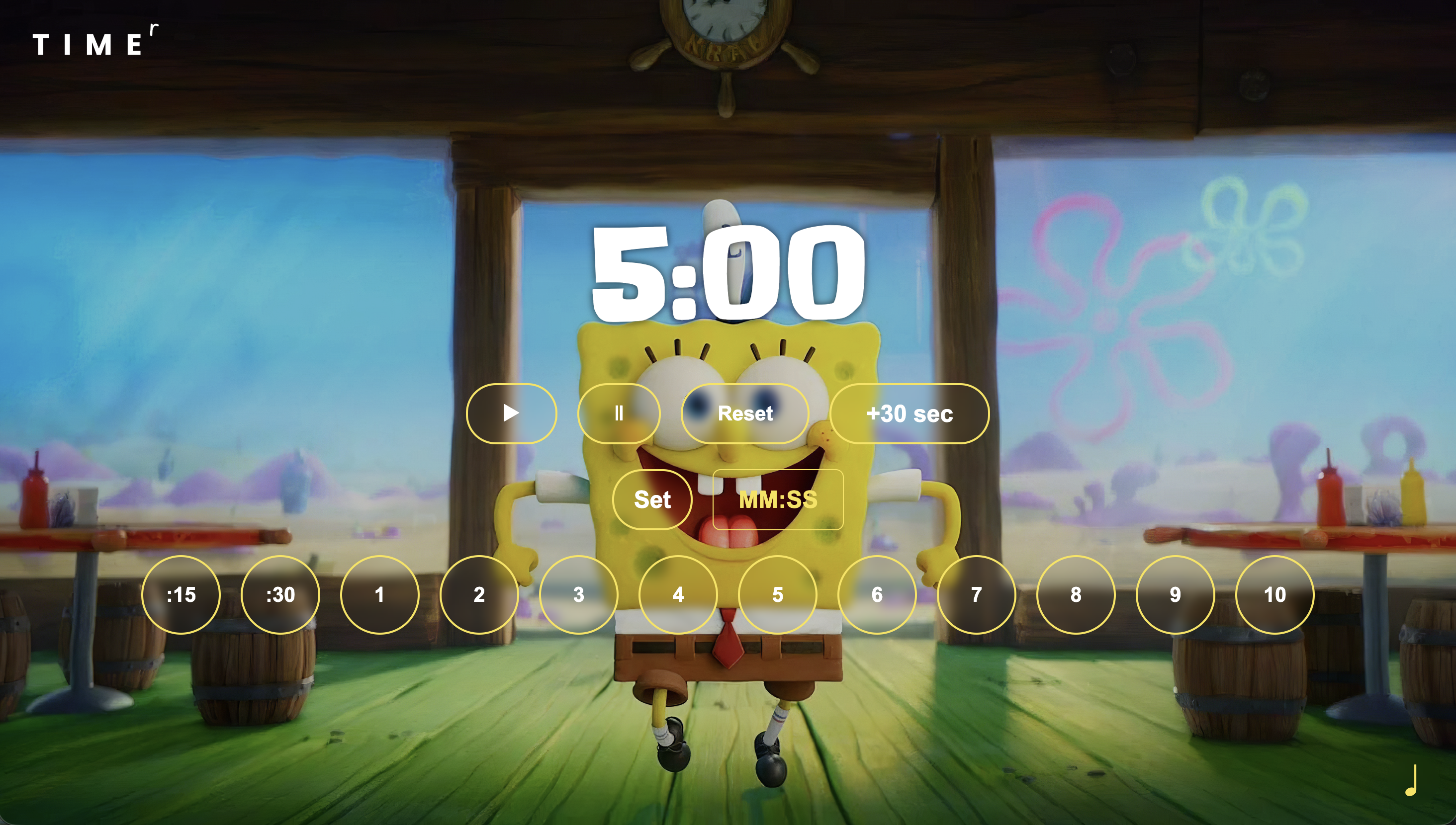 Spongebob Timer