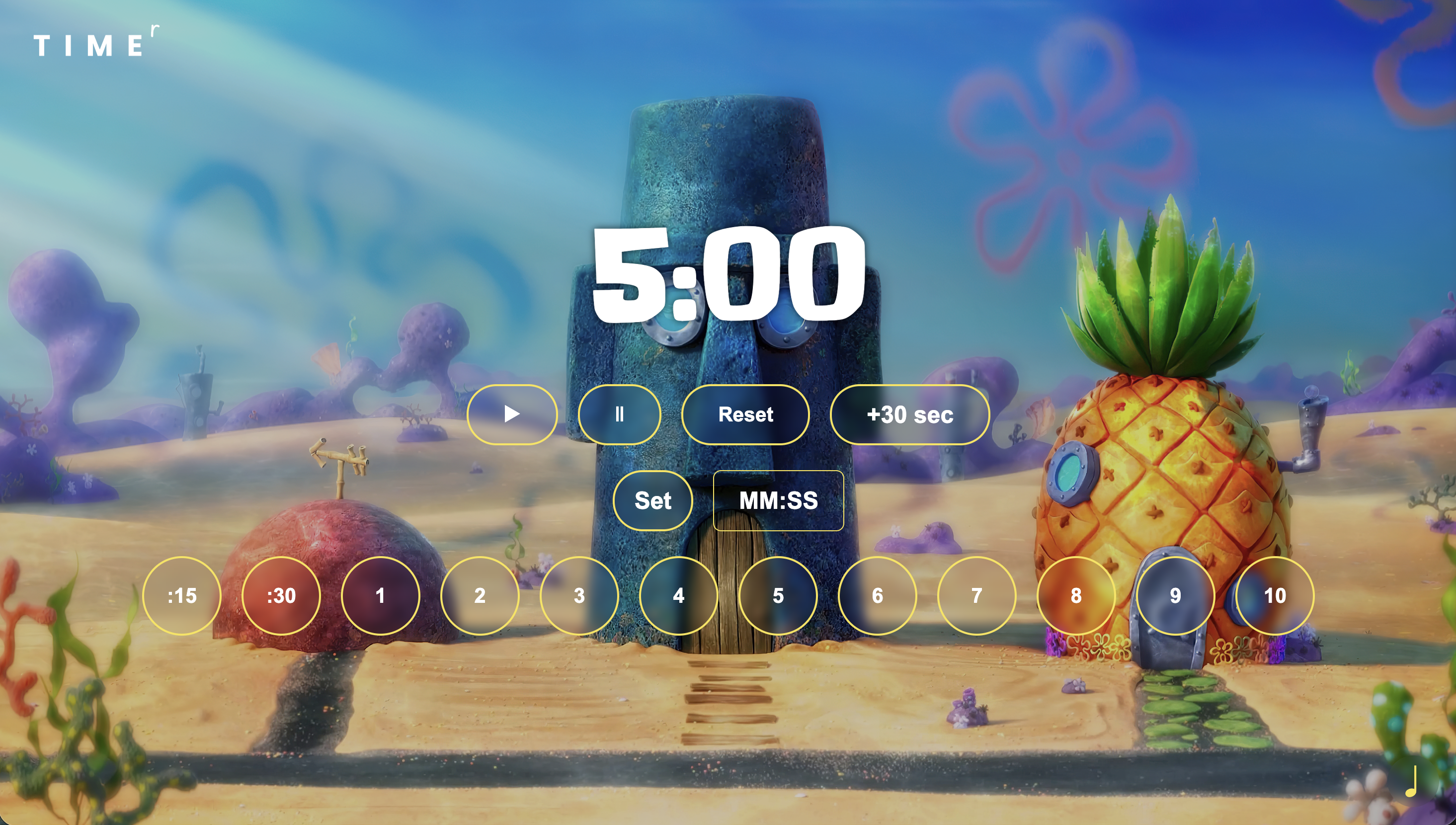 Spongebob Bikini Bottom Timer
